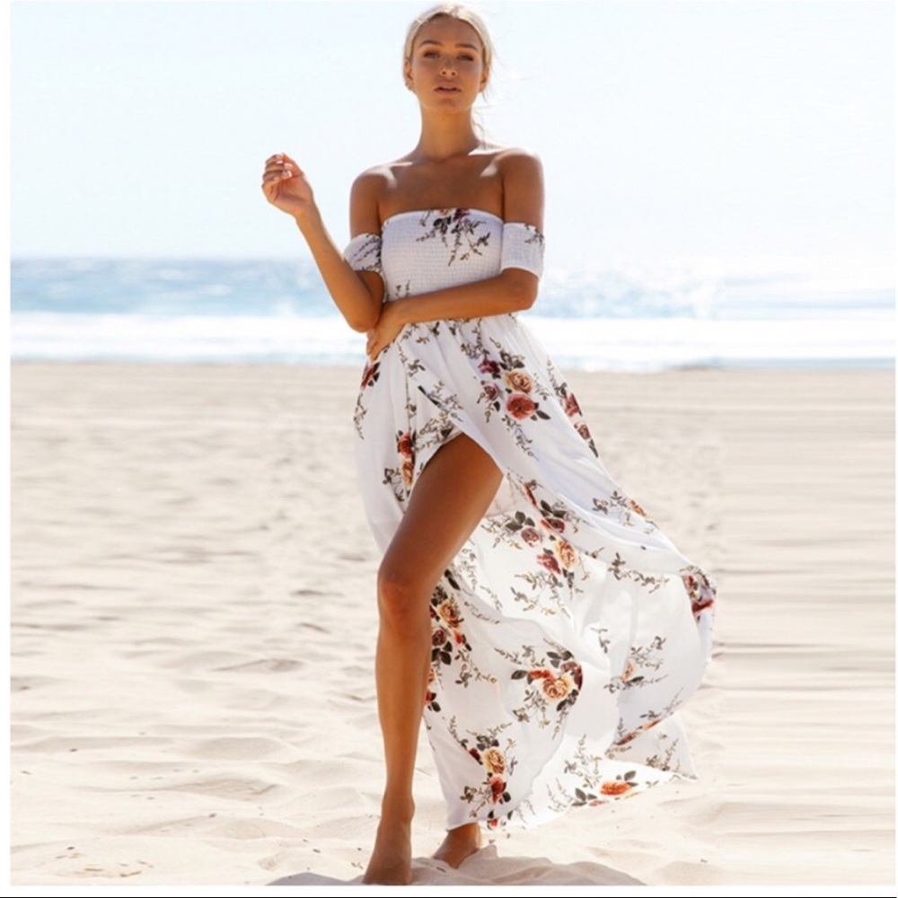 ‼️PRICE FIRM LAST CALL Off The Shoulder  Dress - Picture 7 of 8